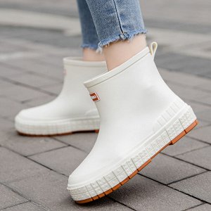 Женские резиновые сапоги | Короткие резиновые сапожки. Резиновые сапоги ...