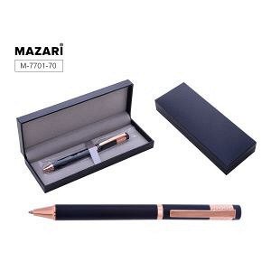 Ручка шарик "Mazari FORTIS RG" 0.7мм синяя, в подар. упак. смен.стержень арт. M-7701-70