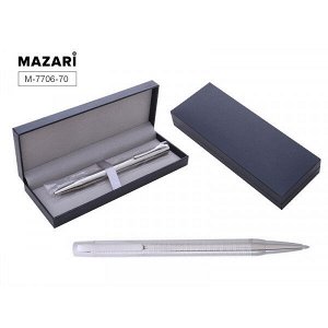 Ручка шарик "Mazari ELATIO S" 0.7мм синяя, в подар. упак. смен.стержень арт. M-7706-70