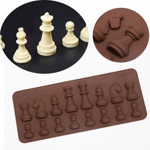Силиконовая форма для шоколада Шахматы