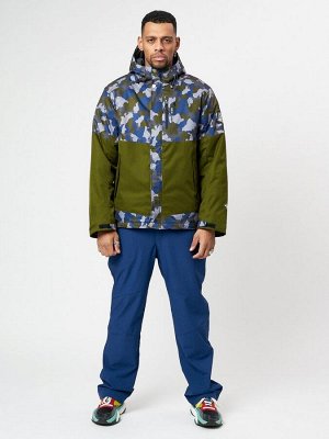 MTFORCE Спортивная куртка мужская зимняя цвета хаки 78015Kh
