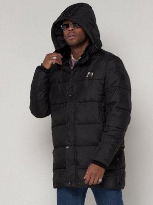 MTFORCE Куртка зимняя мужская классическая черного цвета 93687Ch