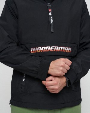 MTFORCE Куртка-анорак спортивная мужская черного цвета 88620Ch