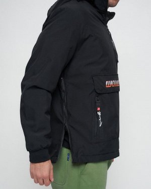 MTFORCE Куртка-анорак спортивная мужская черного цвета 88620Ch