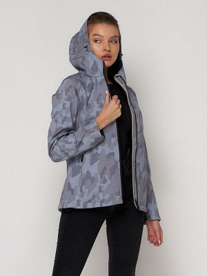 Ветровка MTFORCE женская softshell серого цвета 2207-1Sr