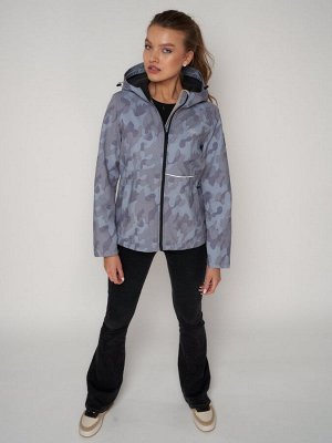 Ветровка MTFORCE женская softshell серого цвета 2207-1Sr