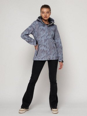 Ветровка MTFORCE женская softshell серого цвета 22005Sr