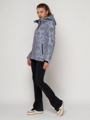 Ветровка MTFORCE женская softshell серого цвета 22005Sr