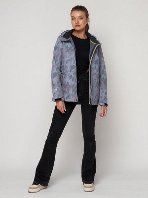 Ветровка MTFORCE женская softshell серого цвета 22005Sr