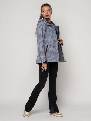Ветровка MTFORCE женская softshell серого цвета 22005Sr