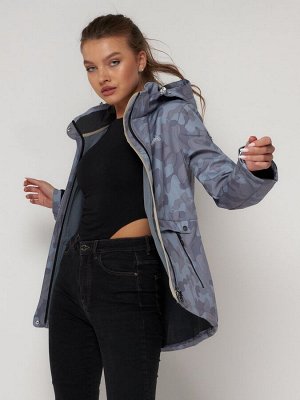 Ветровка MTFORCE женская softshell серого цвета 22005Sr