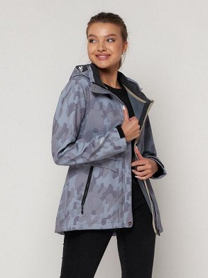 Ветровка MTFORCE женская softshell серого цвета 22005Sr