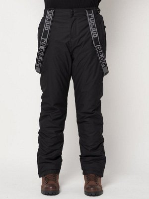 MTFORCE Полукомбинезон брюки горнолыжные мужские черного цвета 662123Ch