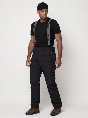 MTFORCE Полукомбинезон брюки горнолыжные мужские темно-серого цвета 66211TC