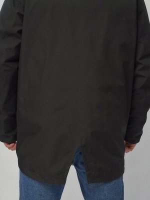 Куртка и парка 3 в 1 трансформер MTFORCE черного цвета 2359Ch