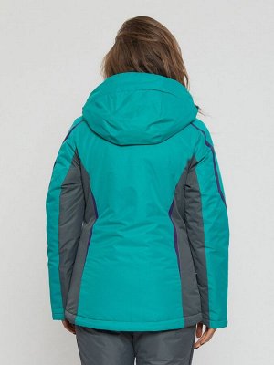 MTFORCE Горнолыжная куртка женская зеленого цвета 552002Z