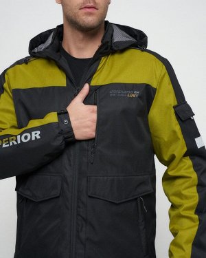 MTFORCE Куртка спортивная мужская с капюшоном черного цвета 8816Ch