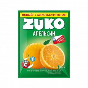 Растворимый напиток со вкусом апельсина ZUKO / Зуко 20 гр