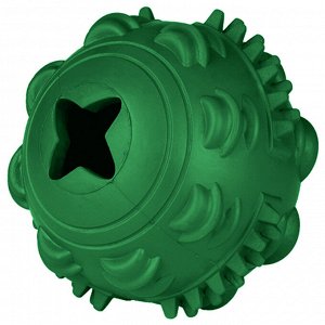 Игрушка Mr.Kranch для собак Мяч 8 см зеленый с ароматом курицы