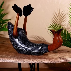 Подставка под бутылку «Уточка», 30x20x25 см, дерево