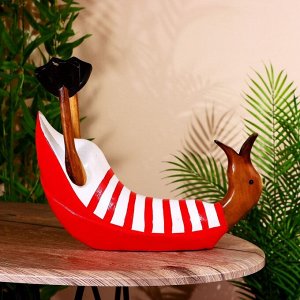 Подставка под бутылку «Уточка в красном», 30x20x25 см, дерево