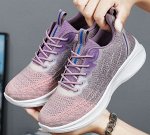 Женские легкие кроссовки, цвет розово-фиолетовый