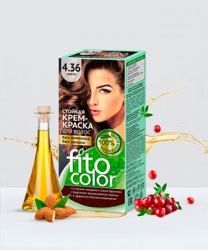 Стойкая крем-краска для волос "Fitocolor" тон 4.36 Мокко 115 мл