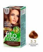 Краска для волос без аммиака 5.3 Золотистый Каштан Fito Косметик FITOCOLOR 115 мл