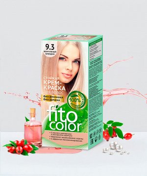 Крем-краска для волос "Fitocolor" стойкая тон 9.3 Жемчужный блондин 115 мл