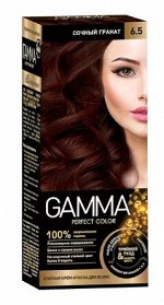 Крем-краска для волос Gamma тон 6.5 Сочный гранат 50 мл