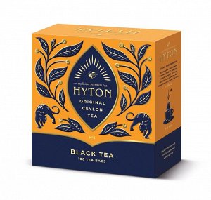 Hyton Чай цейлонский Английский  Королевский 100 пакетиков
