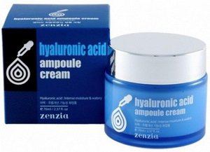 ZENZIA Ампульный крем д/лица Hyaluronic Acid Ampoule Cream "Гиалуроновая кислота", 70мл