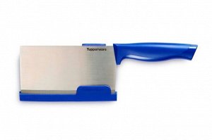 Нож для рубки мяса «Гурман» с чехлом синий