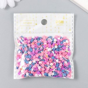 Декор для творчества пластик "Звёздное конфетти" 0,5 см 20 гр