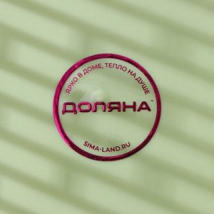 Корзина для хранения Доляна, 29*17,5*12,5 см, цвет фисташковый