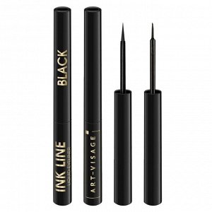 AV Подводка жидкая INK LINE черная с кисточкой