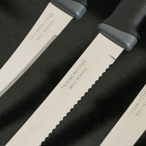 Набор кухонных ножей Tramontina Felice, 3 предмета, цвет черный