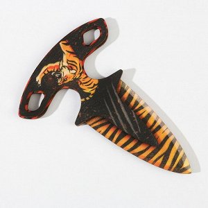 Сувенирное оружие нож-тычковый «Тигр», длина 14 см