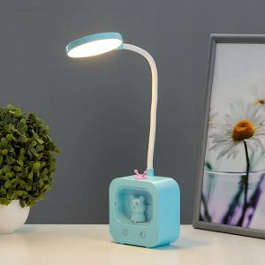 LED Лампа светодиодная настольная Мишка , ночник с аккумуляторной батареей