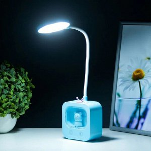 LED Лампа светодиодная настольная Мишка , ночник с аккумуляторной батареей
