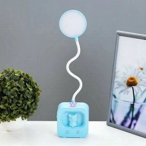 LED Лампа светодиодная настольная Мишка , ночник с аккумуляторной батарее