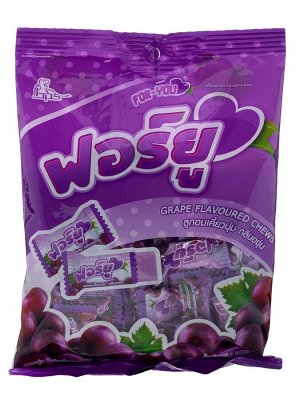 Конфета жевательная Boonprasert "For You" Grape со вкусом винограда, м/у 140г