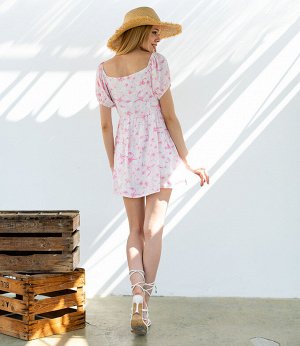 Платье #КТ039, розовый