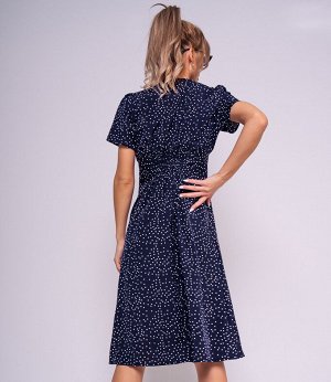 Платье #КТ2104, темно-синий