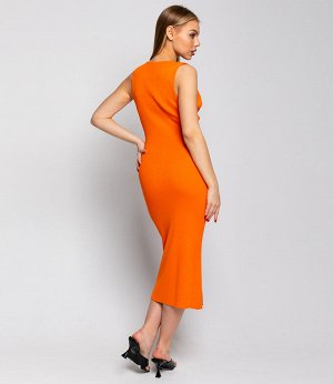 Платье #КТ82212, оранжевый