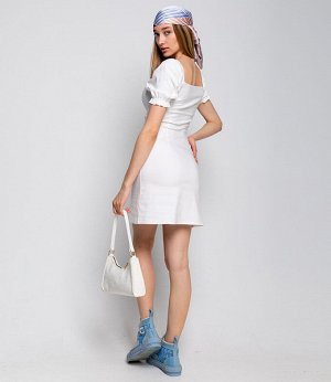 Платье #КТ1038-2, белый