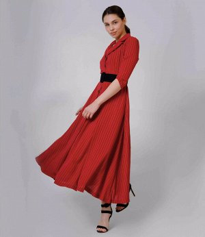Платье #КТ89071, бордовый