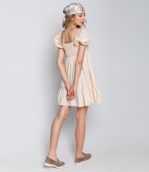 Платье #КТ1101, светло-бежевый