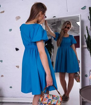 Платье #КТ6072, синий