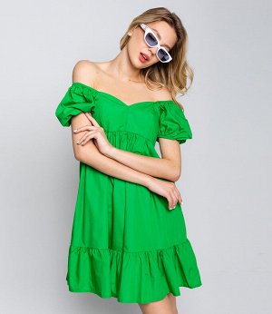 Платье #КТ1101, зеленый